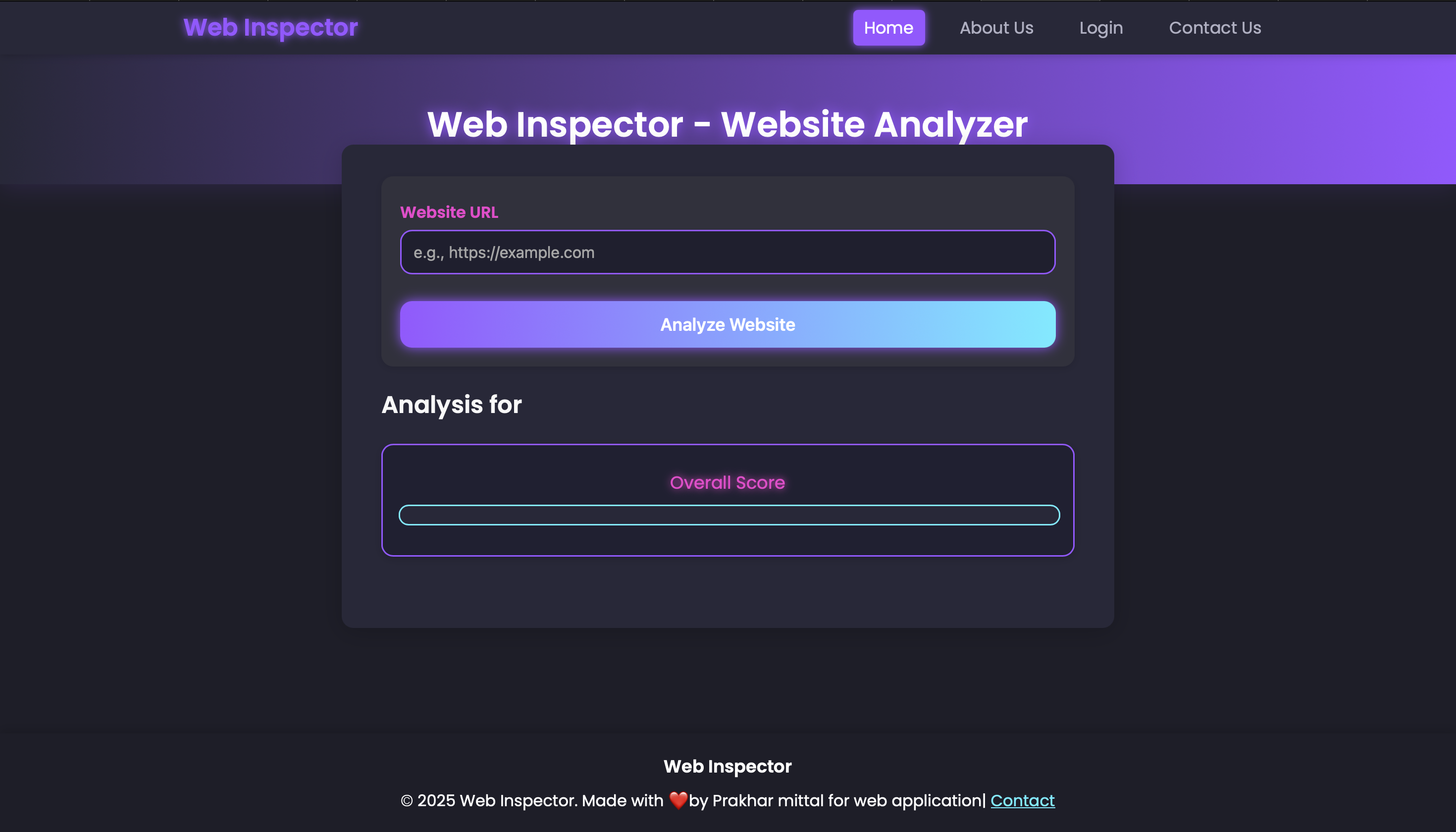 Website Analyzer